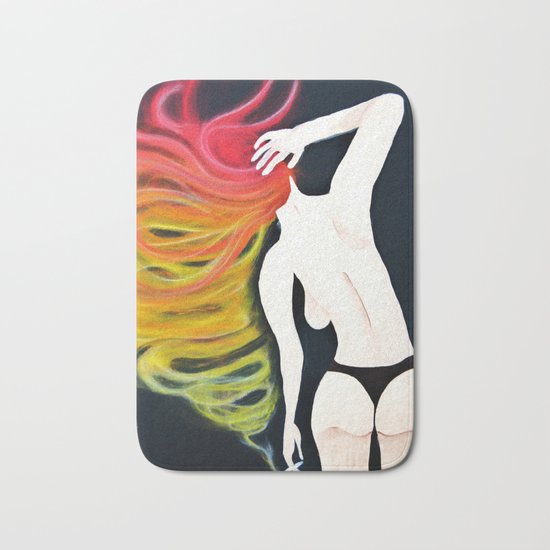 Wake N' Bake, Smoking Lady Series Bath Mat