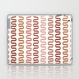 Abstract Shapes 228 in Desert Earth Brown Shades (Snake Pattern Abstraction) Laptop Skin