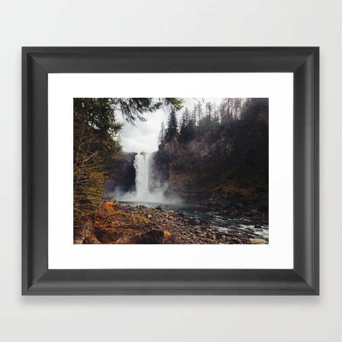 Snoqualmie Falls, WA Framed Art Print