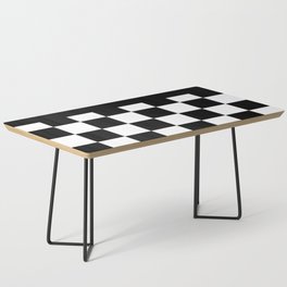 Black & White Checkerboard Coffee Table