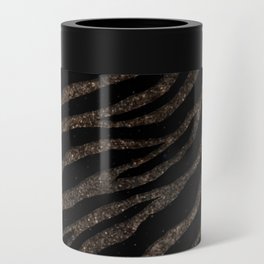 Ripped SpaceTime Stripes - Glitter Brown Can Cooler