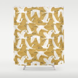 Soaring Wings - Goldenrod Yellow Shower Curtain