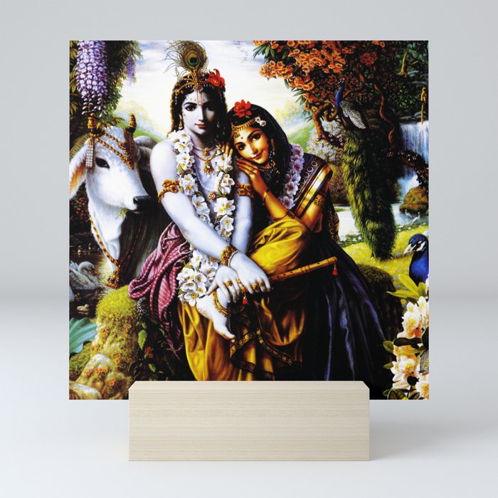 Hindu Krishna 3 Mini Art Print