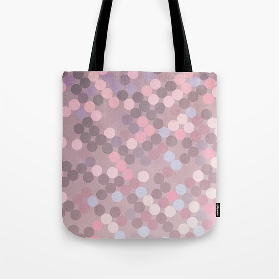 Polka Dots Geometry Tote Bag