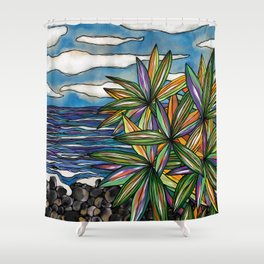 Bargara Beachscape Shower Curtain