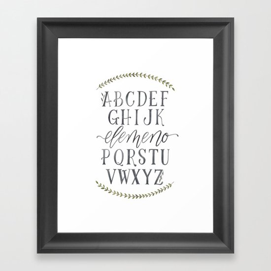 ABCs Framed Art Print