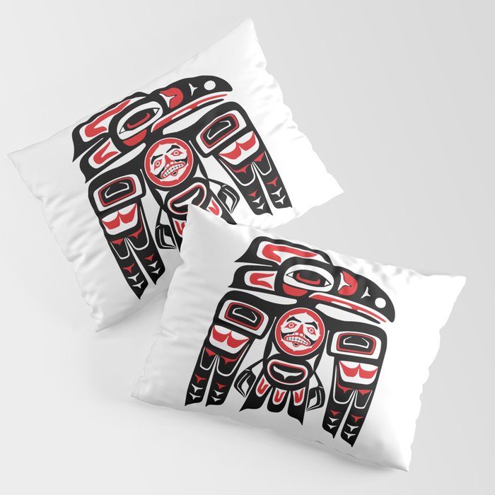 Raven Haida Native American Tlingit Art Alaska Pillow Sham