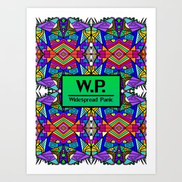 WP - Widespread Panic - Psychedelic Pattern 2 Art Print