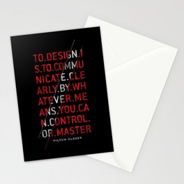 To Design by Milton Glaser Stationery Cards