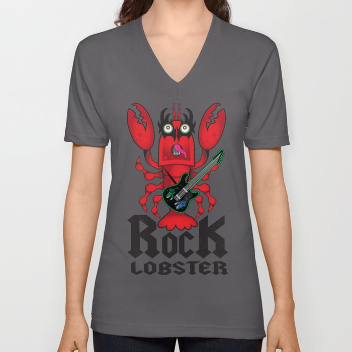 ROCK LOBSTER V Neck T Shirt