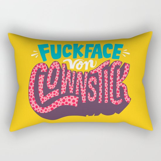 Fuckface Von Clownstick Rectangular Pillow