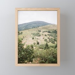 appalachian greenery Framed Mini Art Print