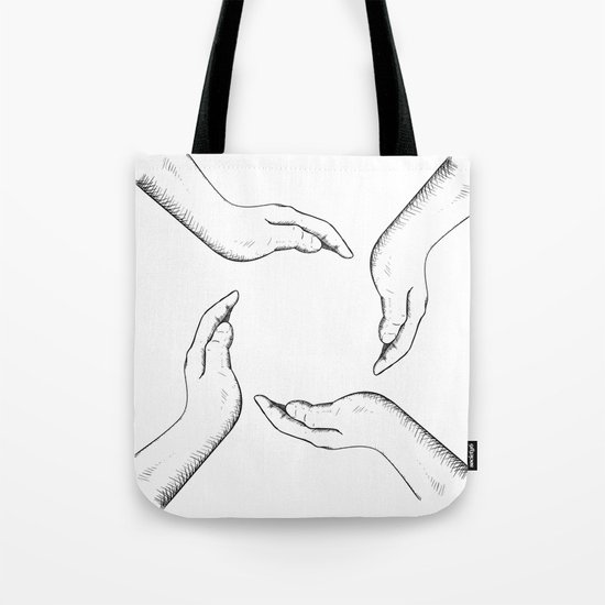 Hands Tote Bag