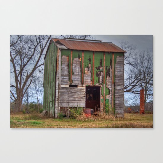 Old Dilapidated Barn 2 Canvas Print