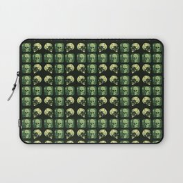 Green Skulls Laptop Sleeve