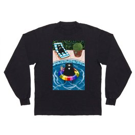 Chilling at the Pool Long Sleeve T-shirt