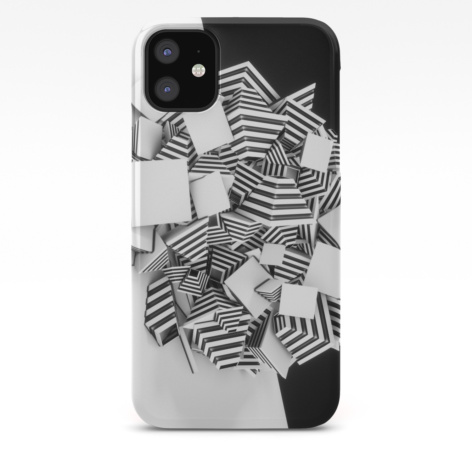 Abstract Pyramid 3d Illustration Iphone Case By Waltondt Society6