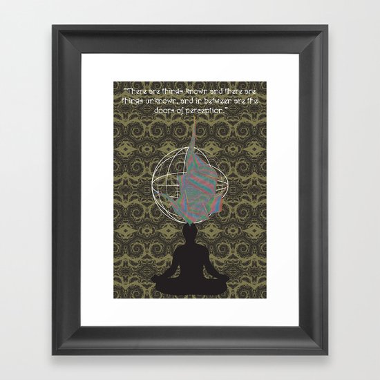 The Doors of Perception Framed Art Print