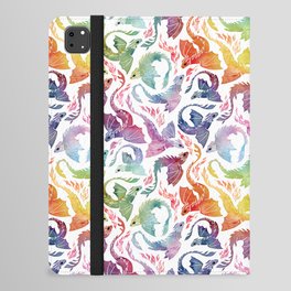 Dragon fire rainbow  iPad Folio Case