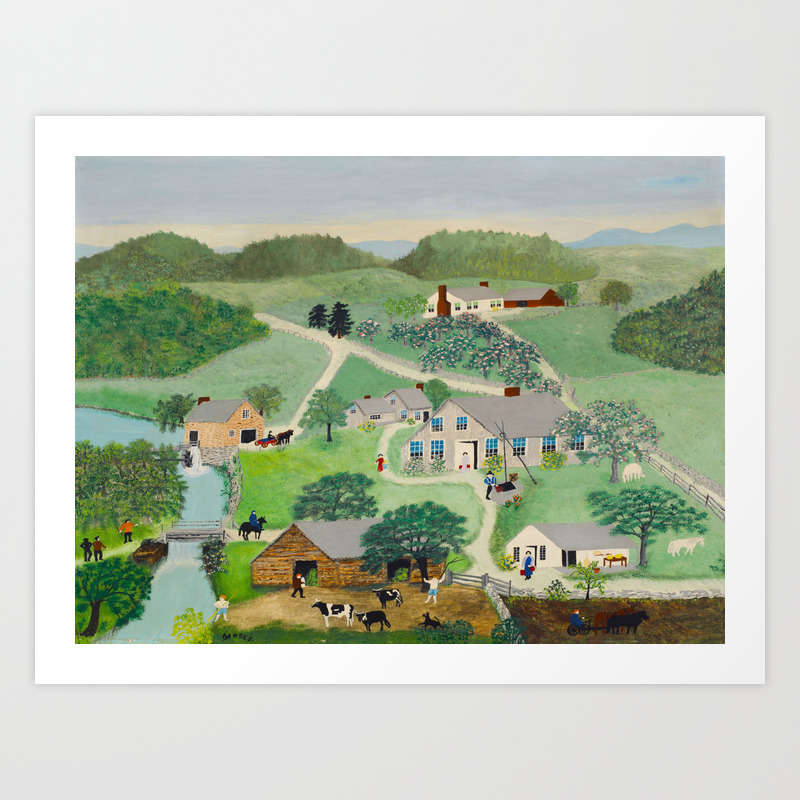 Anna Mary Robertson Grandma Moses The Old Oaken Bucket American