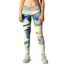Flying Together - Great Blue Heron Leggings