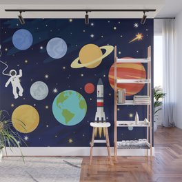 In space Wall Mural