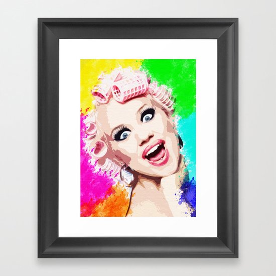 CURLERS Framed Art Print