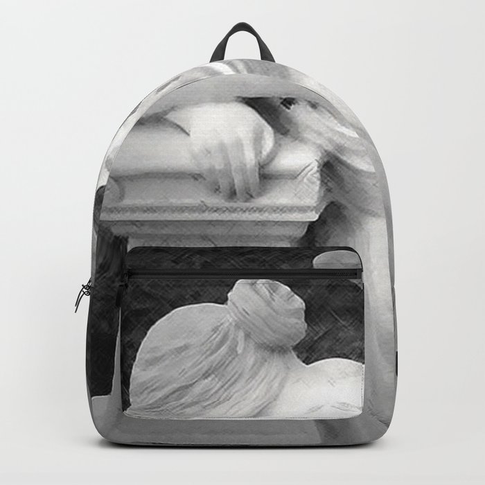 crying angel Backpack