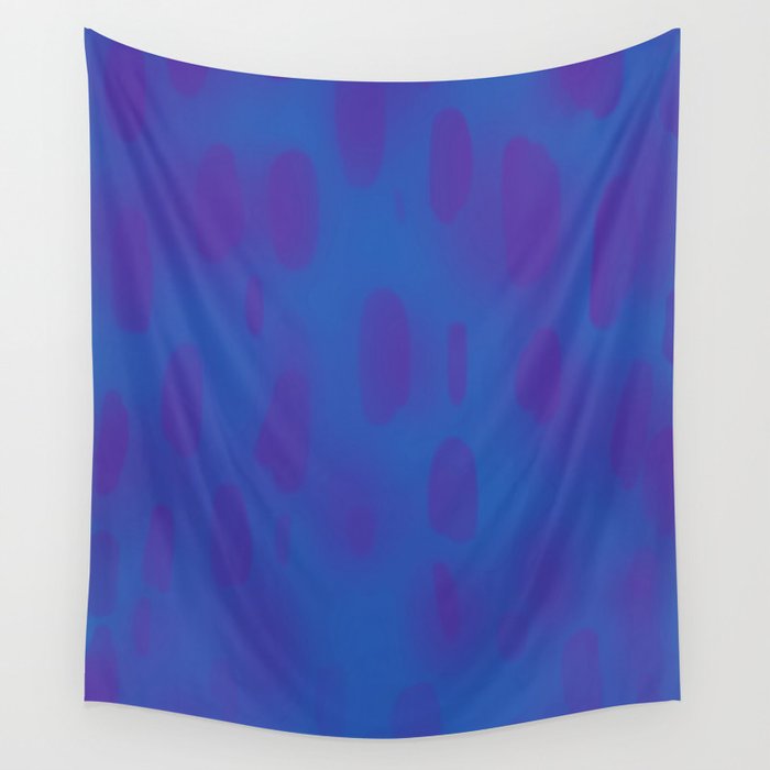 Purple Print Wall Tapestry