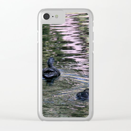 3 ducks Clear iPhone Case