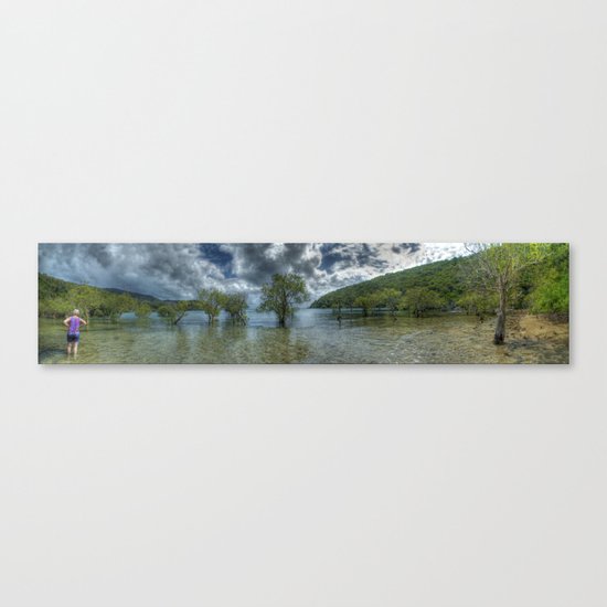 Butterfly Bay in colour Canvas Print