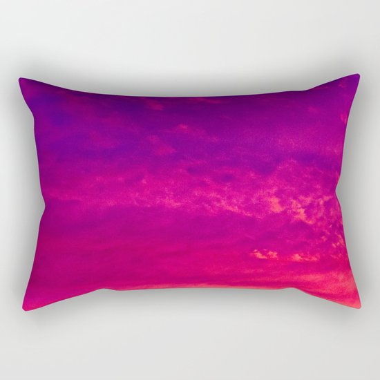Fiery Sky Rectangular Pillow