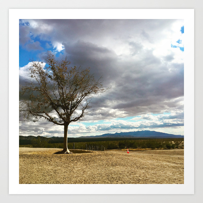 A Tree Stands Alone Art Print By Ladyjennd Society6