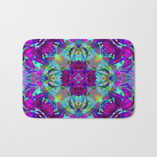 kaleidoscope Crystal Abstract G16 Bath Mat