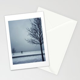 A Walk Through The Snow Stationery Cards