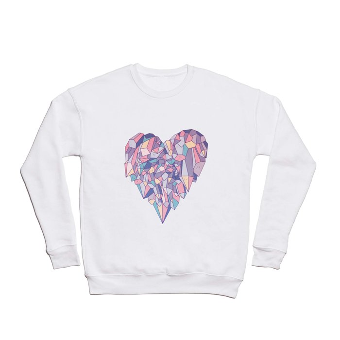 crystal heart ♥ Crewneck Sweatshirt