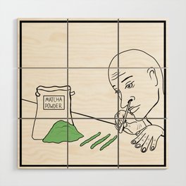 I love matcha Wood Wall Art