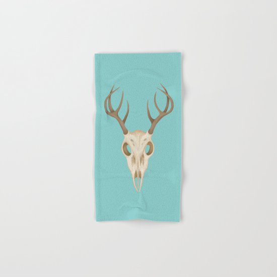 Deer Skull Hand & Bath Towel