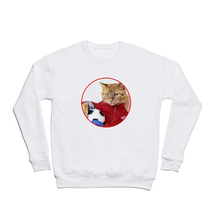 The Cat is #Adidas Crewneck Sweatshirt