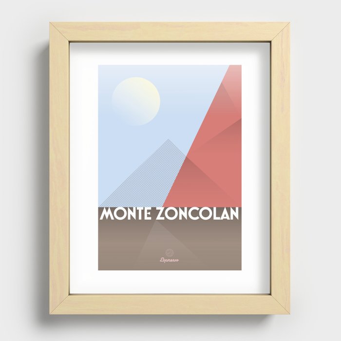 Monte Zoncolan / Cycling Recessed Framed Print