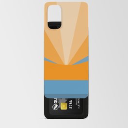 LightCover III - Colorful Sunset Retro Abstract Geometric Minimalistic Design Pattern Android Card Case