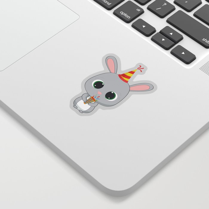 Bunny vector art Sticker