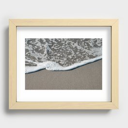 The Edge of the Sea Recessed Framed Print