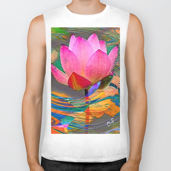" The ideas are seeds of lotus, they sleep only to grow better " Biker Tank