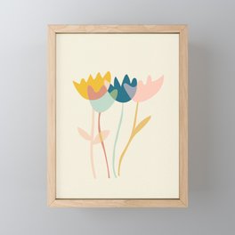 Flowers yay Framed Mini Art Print
