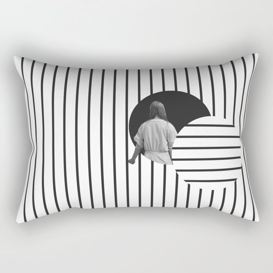 Into the Void Rectangular Pillow