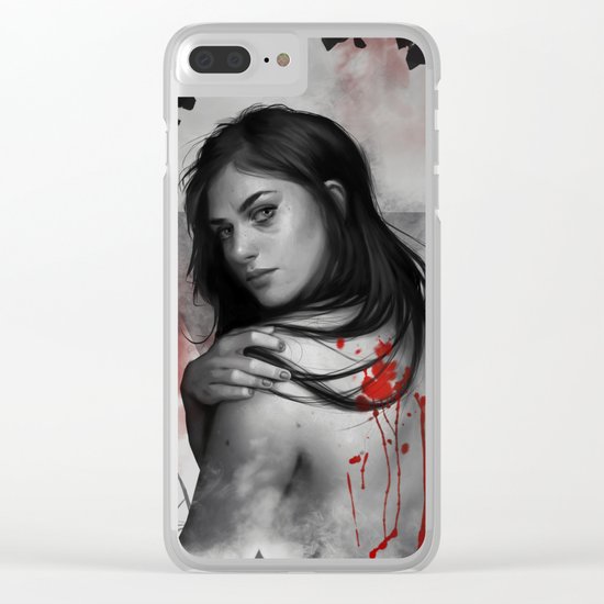 Bad blood Clear iPhone Case