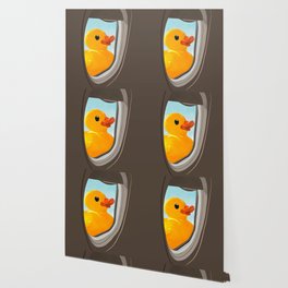 Hello! Yellow Duck Wallpaper