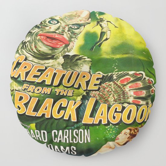 Creature From The Black Lagoon Vintage Horror Movie Poster Floor