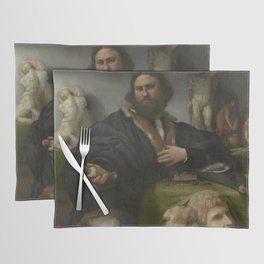Andrea Odoni Signed and dated 1527 lorenzo lotto Placemat